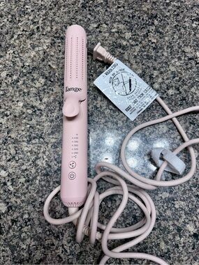Lange Pink Mini Hair Straightener and cooling curler duo